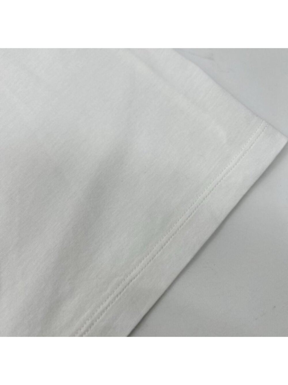 Miu Miu White Logo Embroidery Cotton Jersey T-Shirt - Picture 10 of 10